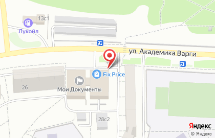 Магазин колбасных изделий Рублёвский на улице Академика Варги на карте