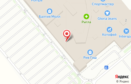 Магазин одежды O`stin в Калининграде на карте
