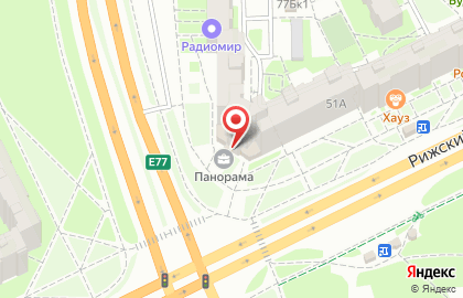 Транспортная компания Мир на колесах на Рижском проспекте на карте