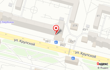 Азиатско-Тихоокеанский Банк на улице Крупской, 35 на карте