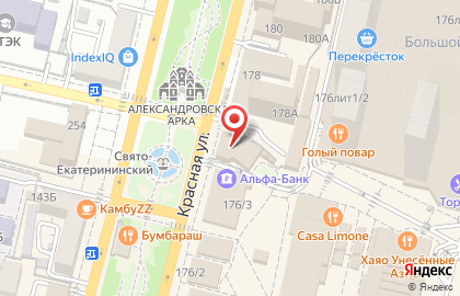 ЗАО Банк Первомайский на Красной улице на карте