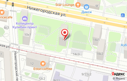 Салон красоты Образ на Нижегородской улице на карте