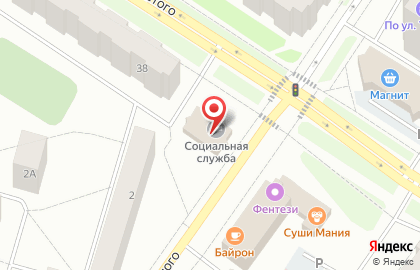 Управление социальной защиты населения в городе Глазов на карте