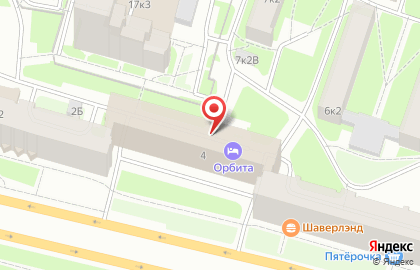 Банкомат ВТБ на проспекте Непокорённых, 4 на карте