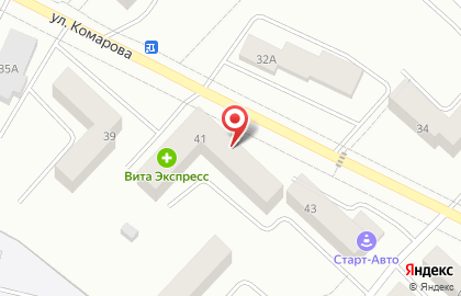 Кузница кадров на улице Комарова на карте