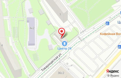 Парикмахерская в Москве на карте