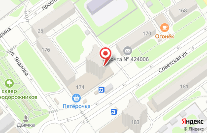 Мастерская по ремонту обуви на Советской улице на карте