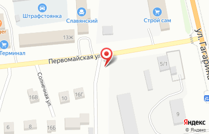Славянская мебель на Первомайской улице на карте