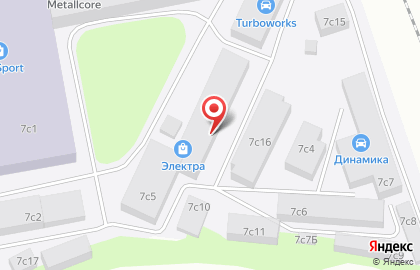 Винк на Нагатинской на карте