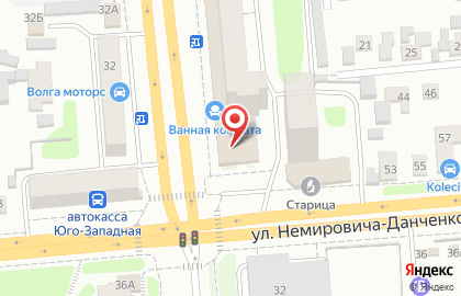 Центр инженерной комплектации Аквавольт на улице Станиславского на карте