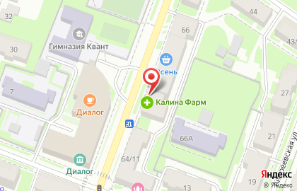 Секонд-хенд на Большой Московской на карте