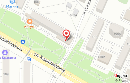 Банкомат ВТБ на улице Худайбердина на карте