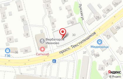 Лечебно-диагностический центр Академия здоровья на проспекте Текстильщиков на карте