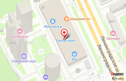 Мебельный салон Lakoner на метро Войковская на карте