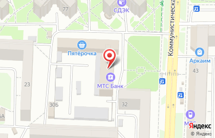 Центр образования Истра на Коммунистической улице на карте