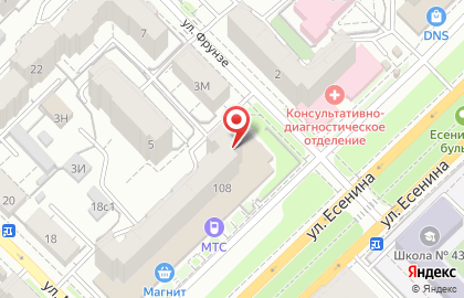 Монтажная компания Спецавтоматика на улице Есенина на карте