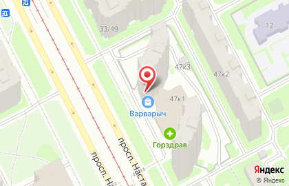 Компания ЛенЗапчасти в Красногвардейском районе на карте
