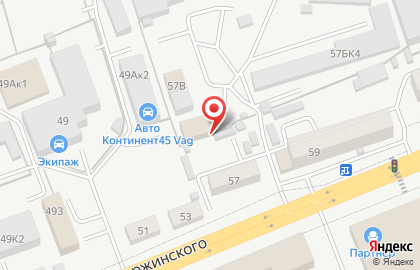 Первая фасадная компания на улице Дзержинского на карте