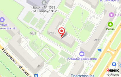 Медицинский центр АТЛАС-СТАНДАРТ на Профсоюзной улице на карте