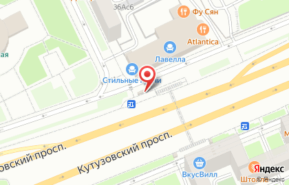 Киоск печатной продукции АМО-Пресс на Кутузовском проспекте на карте