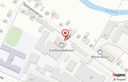 Минераловодский хлебокомбинат на карте