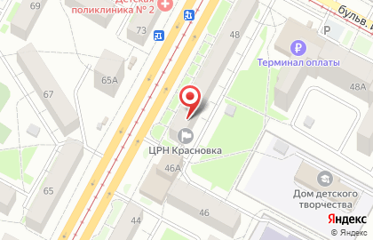 Кузбасское страховое агентство на проспекте Шахтёров на карте