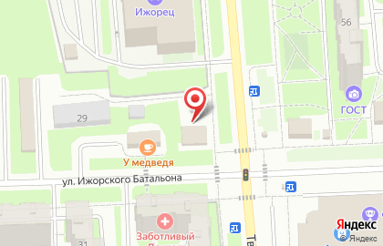 Служба доставки готовых блюд Суши Way в Центральном районе на карте