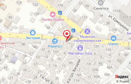 Автомойка Феникс в Ленинском районе на карте