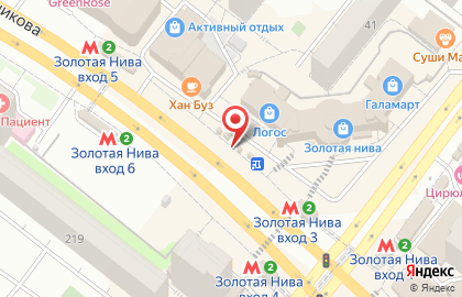 Киоск по продаже печатной продукции на улице Бориса Богаткова на карте