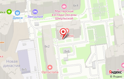 Стоматология AVS clinic на Пулковской улице на карте