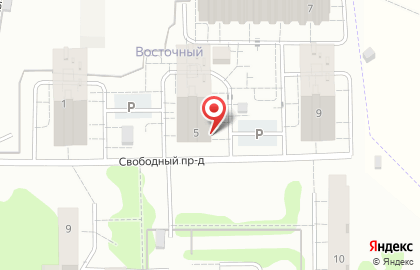Салон красоты Креатив в Свободном проезде на карте