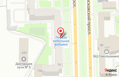 Мебельный магазин Первая мебельная фабрика на Московском проспекте на карте