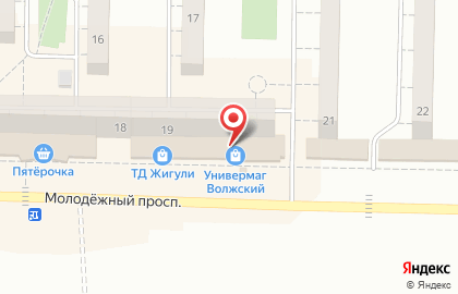 Производственно-торговая компания Евроокна в Жигулёвске на карте