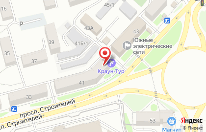 Торгово-монтажная компания Сфера на проспекте Строителей на карте