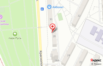 Телекоммуникационная компания Ростелеком на Краснополянской улице на карте
