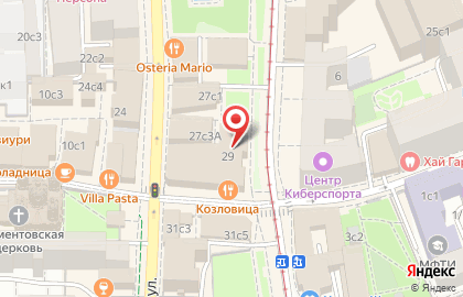 МегаФон, г. Москва в Климентовском переулке на карте