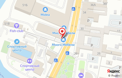 Торговая фирма Много Мебели на Адмиралтейской улице на карте