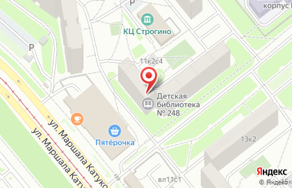 Детская библиотека №248 на карте