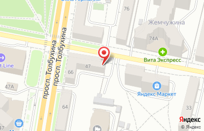 Агентство недвижимости Авен-Езер в Ярославле на карте