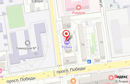 Студия загара Наоми в Южно-Сахалинске на карте