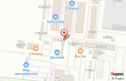 Город Бамперов в Новосибирске на карте