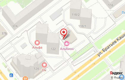 Клининговая компания Кристалл на улице Братьев Кашириных на карте