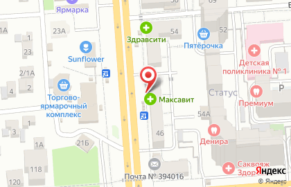 Пекарня Хлебница в Коминтерновском районе на карте