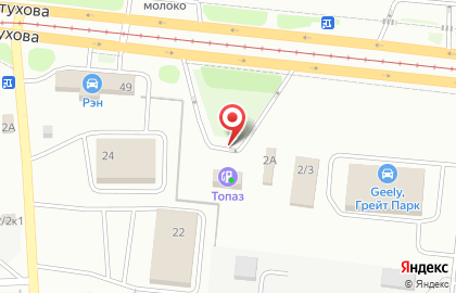 АЗС Топаз в Кировском районе на карте
