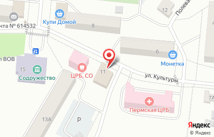 Универсальный магазин Надежда на улице Культуры на карте