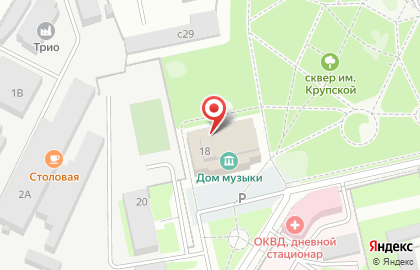 Дом культуры строителей на улице Осипенко на карте