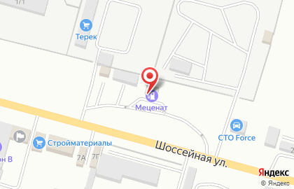 АЗС №1 на Шоссейной улице на карте