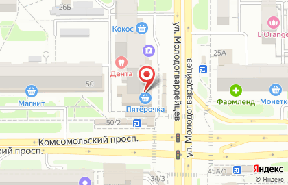 Салон оптики Интрооптика в Курчатовском районе на карте