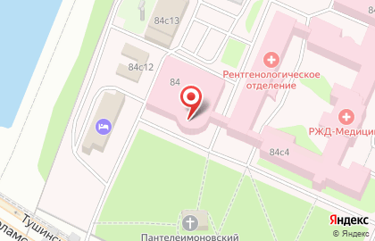 Столовая в Москве на карте