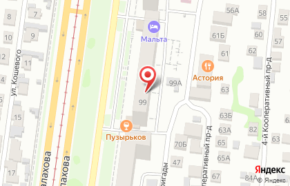 Бэст на улице Малахова на карте